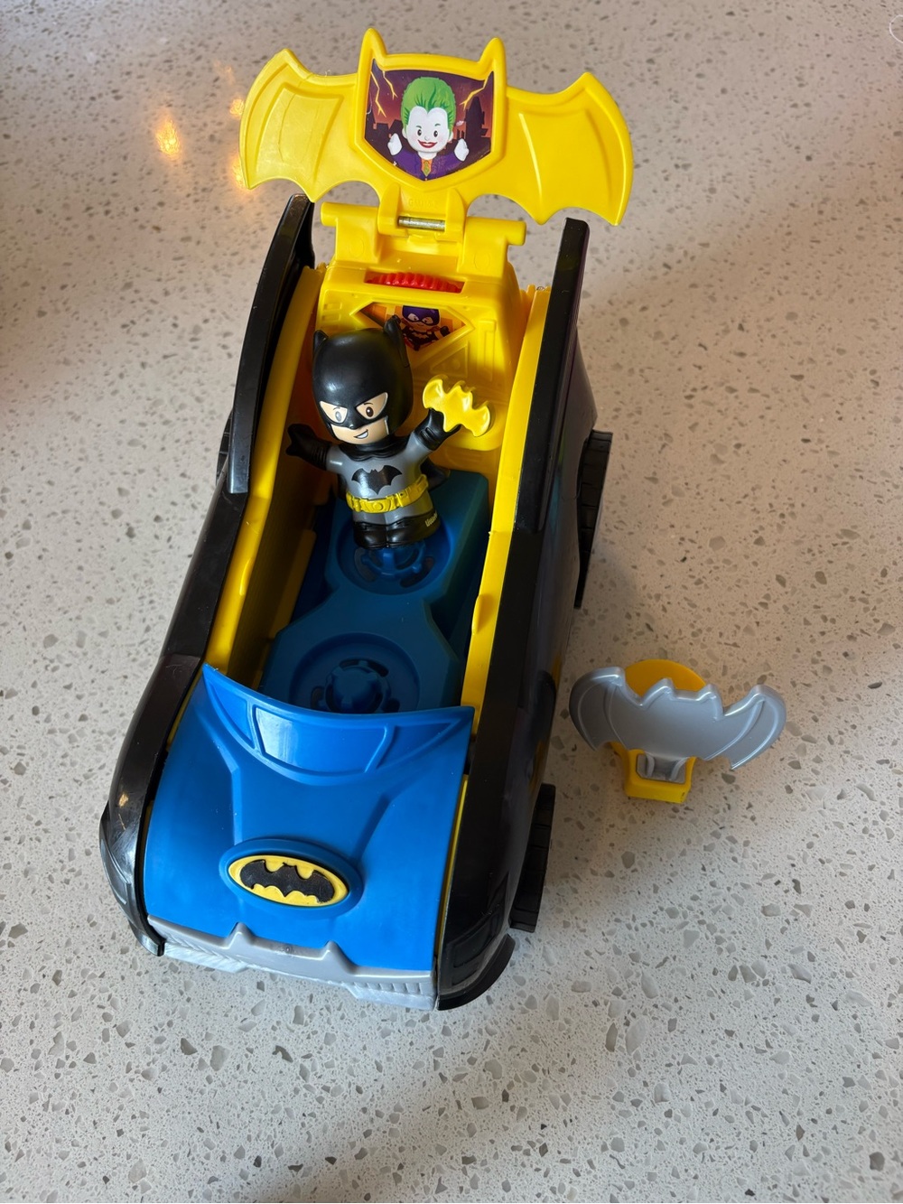 DC Friends Little People Batman 2 in 1 Batmobile Fisher Price